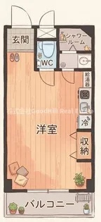 マンションFUJI【2階】の間取り