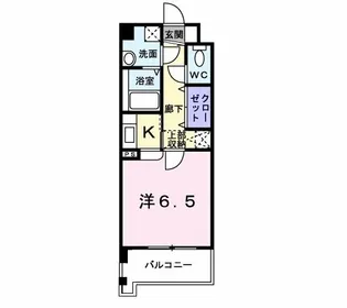 ホークシティ駅南【6階】の間取り