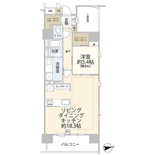 Brillia浅草橋(012768)【10階】の間取り