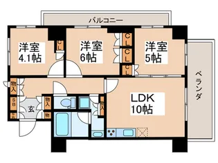 アイ コンチェルト葛飾青砥【2階】の間取り