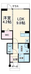 ソレアード【1階】の間取り