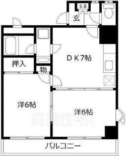 メゾンドールヨコヤマ【4階】の間取り