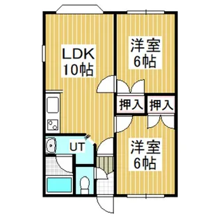 サンライズコスモ【3階】の間取り