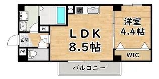 Premium Pearl塚本【1階】の間取り