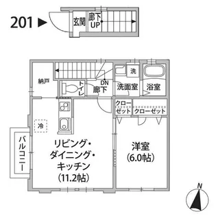 Comodia Misuzu【2階】の間取り
