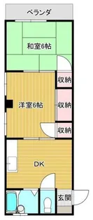 サニーコーポ千年【3階】の間取り
