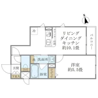 キャナルステージ【3階】の間取り
