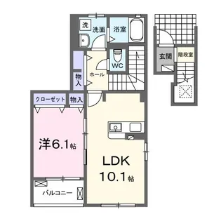 バロン ドール【2階】の間取り
