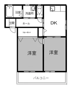 スバルパークC【2階】の間取り