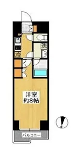 ルーブル南馬込六番館【2階】の間取り