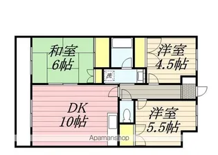 グリーンハイツ(上津)【2階】の間取り
