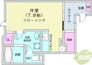 ノイフリシュC【1階】の間取り
