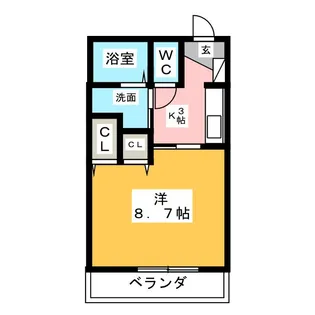 ARPEGE (アルページュ)【1階】の間取り