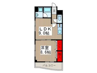 リベルテ東川口の間取り