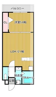 アヴェニール小菅【1階】の間取り