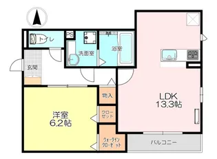 メゾン塚口【3階】の間取り