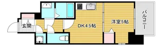 ファーストフィオーレ難波南パークサイド【14階】の間取り