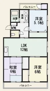 K・B・M井口台【1階】の間取り