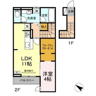 コンシェール草薙【2階】の間取り