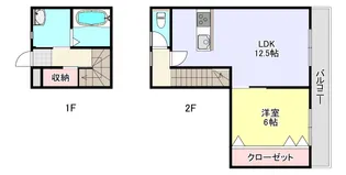 NAGAYA NO NAGAI C棟の間取り