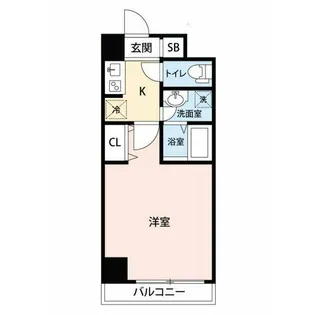 エスコート横浜関内【4階】の間取り