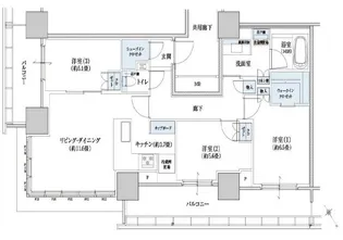 Brillia Tower 浜離宮 ブリリアタワー浜離宮【28階】の間取り