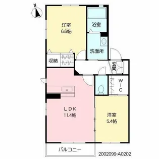 シャーメゾン・ガーデンズ S【2階】の間取り