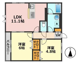プレシャスハートランド小岩【3階】の間取り