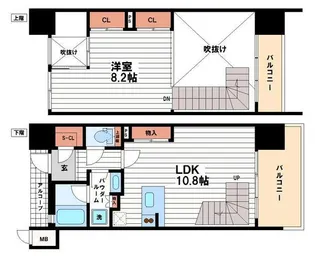 レジェンドール心斎橋EAST【4階】の間取り