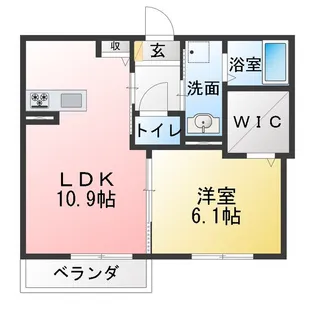 Soeur【1階】の間取り