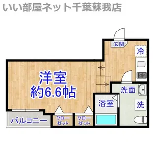 STAGE蘇我【1階】の間取り