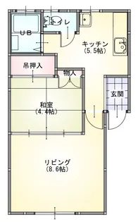 メゾントム【2階】の間取り