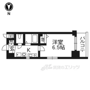 エステムプラザ京都烏丸五条【4階】の間取り