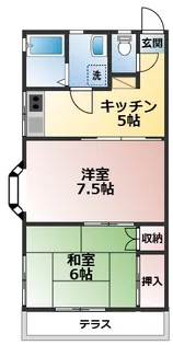 ソロコーポ【1階】の間取り