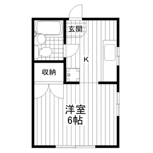 ロータスハイツ【2階】の間取り