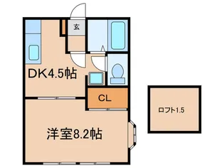 アネックスフラワー【2階】の間取り