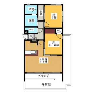 CREA【3階】の間取り
