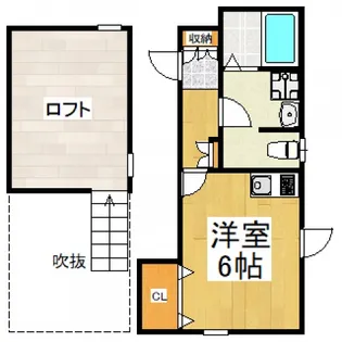 ウィステリア【2階】の間取り