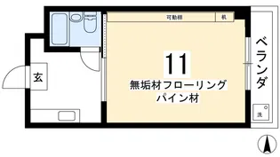チェリス前田【2階】の間取り