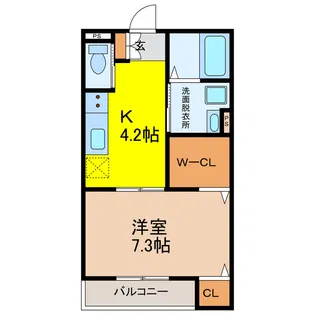 リバーコートF【2階】の間取り