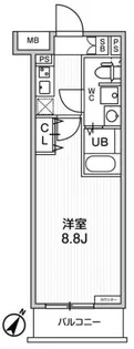 ジェノヴィア板橋本町IIIスカイガーデン【3階】の間取り