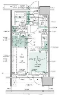 クレヴィア上野御徒町【5階】の間取り