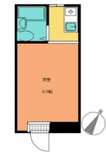 パラゼット早稲田【1階】の間取り