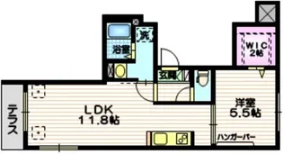 Haus1319N(ハウスイチサンイチキュウエヌ)【1階】の間取り