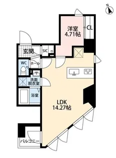 アーテルステラ巣鴨【4階】の間取り