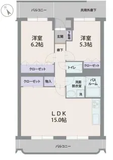 アバンデンス【4階】の間取り