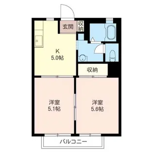 ドミール天沼【2階】の間取り