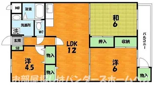 リバティ交北II【1階】の間取り