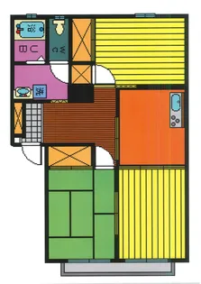 山形県山形市大野目1【アパート】の間取り
