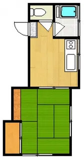 東京都東久留米市浅間町1【アパート】の間取り
